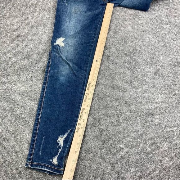 Aeropostal high waisted ankle jegging 4 distressed - Picture 2 of 11